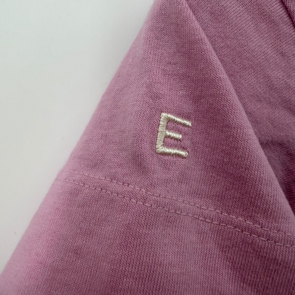 Everlane Rugby Shirt Pink Collare Organic Cotton Short Sleeve Women Medium Dress - Picture 8 of 8